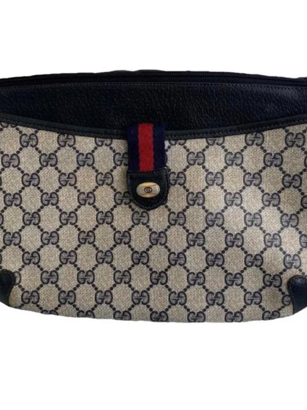 Vintage Gucci GG Clutch | Italy